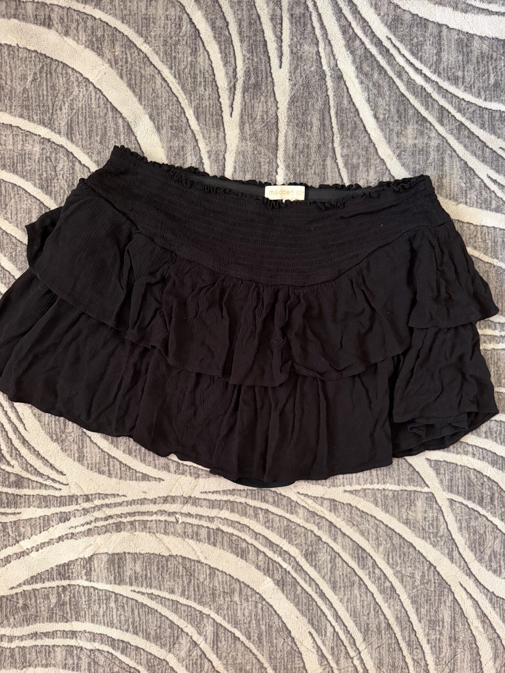 Madden Girl Ruffle Mini Skort